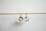 Boucles d'oreilles avec cristal de roche