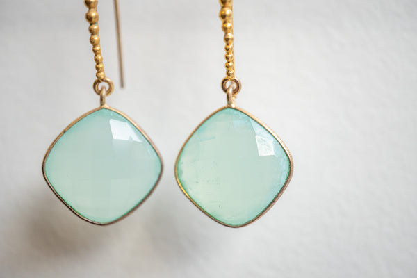 Boucles d’oreilles avec Agates et argent 925 vermeil