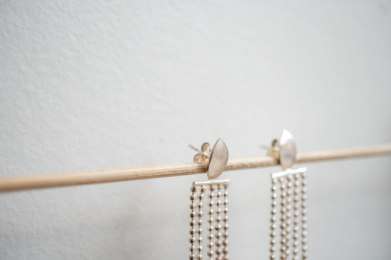 Boucles d’oreilles avec Agates et argent 925