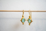 Boucles d’oreilles avec Agates et argent 925 vermeil