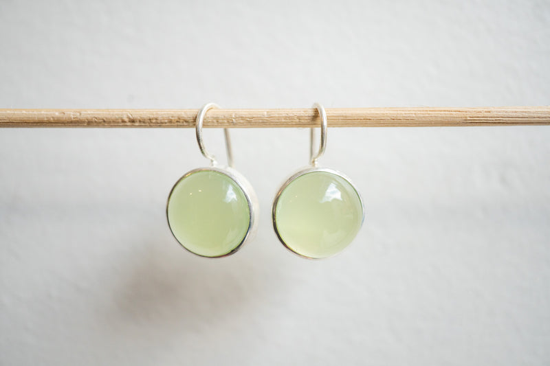 Boucles d'oreilles en agate et argent 925