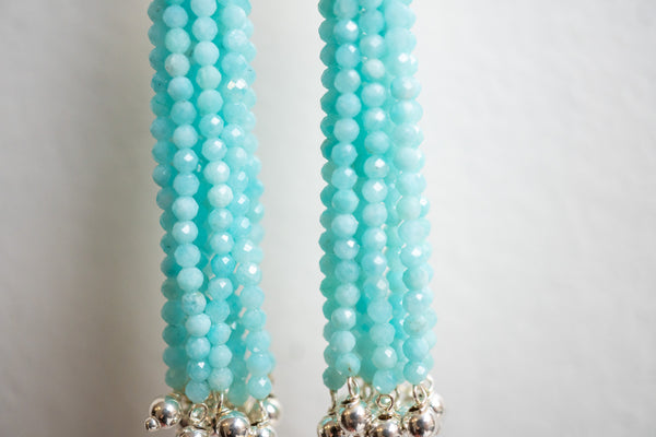 Boucles d'oreilles en agate et argent 925