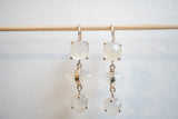 Boucles d'oreilles en agate et argent 925